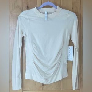 ATHLETA: BRAND NEW long sleeve ivory shirt